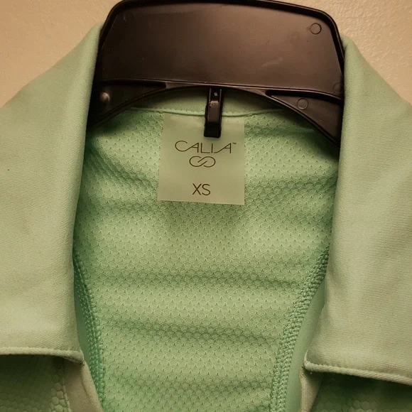 Calia Womens Green Collar Tank - Picture 6 of 8